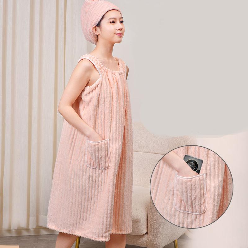 1PC Quick Dry Home Textile Handtuch Roben Bad Tragbare Handtuch Kleid Frauen Dame Schnell Trocknend Strand Spa Kleid Nachtwäsche