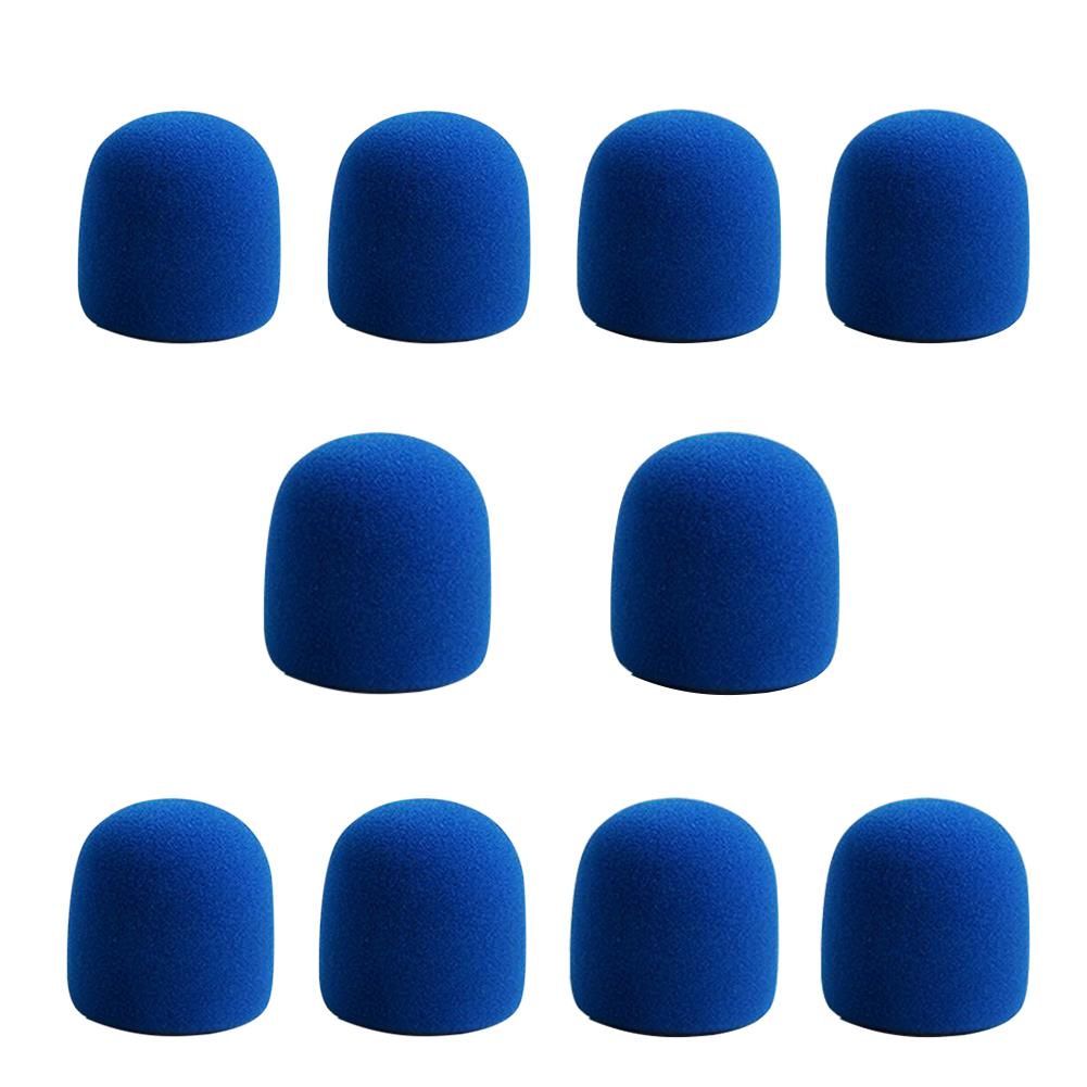 10pcs Microphone Foam Mic Sponge Ball Shape Cover Windscreen Protective Shield