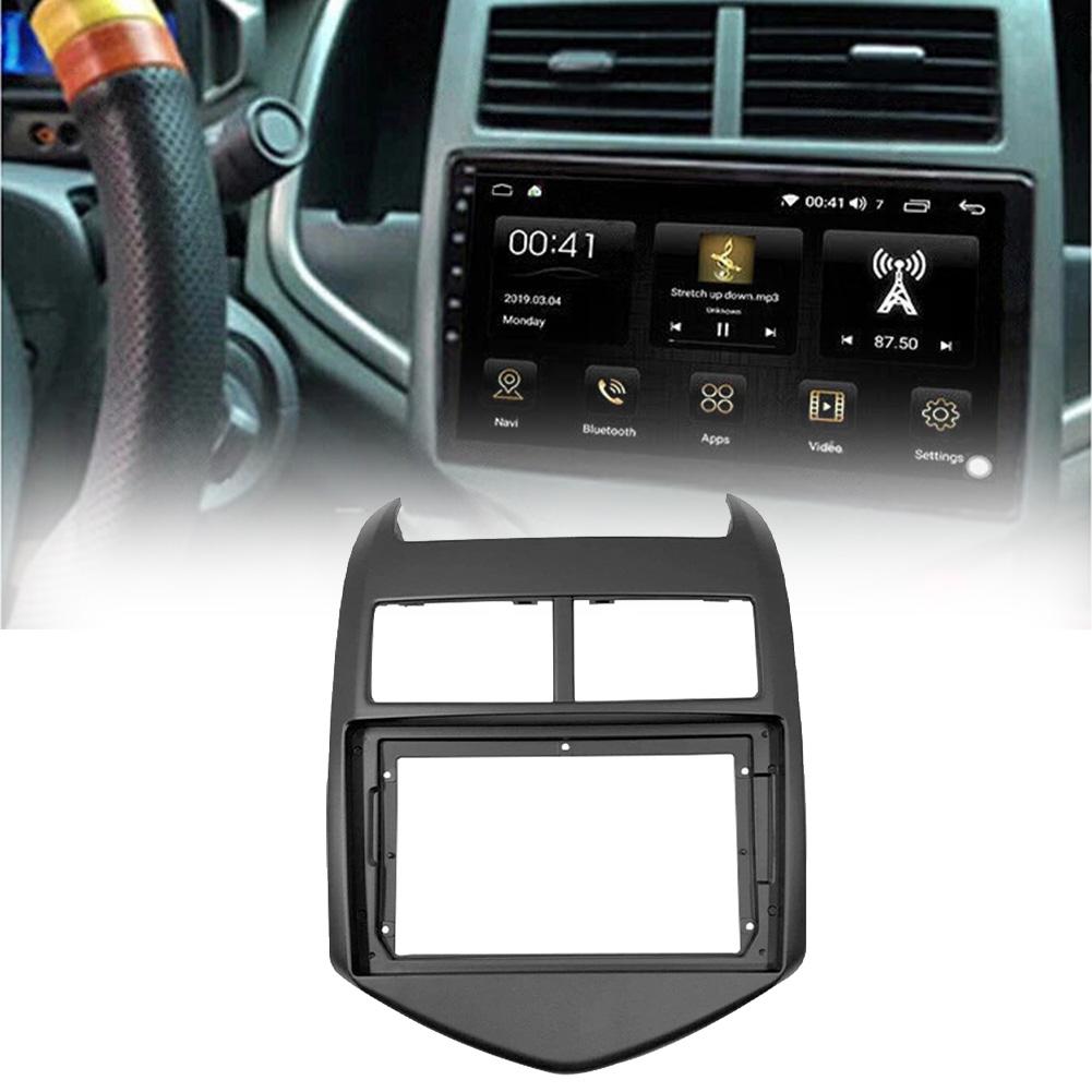 Vehicle Interior Enhancement For Aveo 2 9-inch Radio Frame Automotive Dashboard Upgrade Modern Design Aesthetic