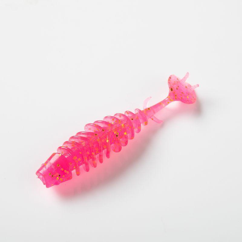 Per Kilogram TPR Material 5.5cm Crappie Jigs Soft Worm Lure Artificial Soft Bait for River Lake & Stream Fishing