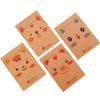 Mini Carnet de Poche Rétro en Papier Kraft - Pages Blanches avec Reliure Cousue, Format 64K, Petit Cadeau Idéal pour Étudiants