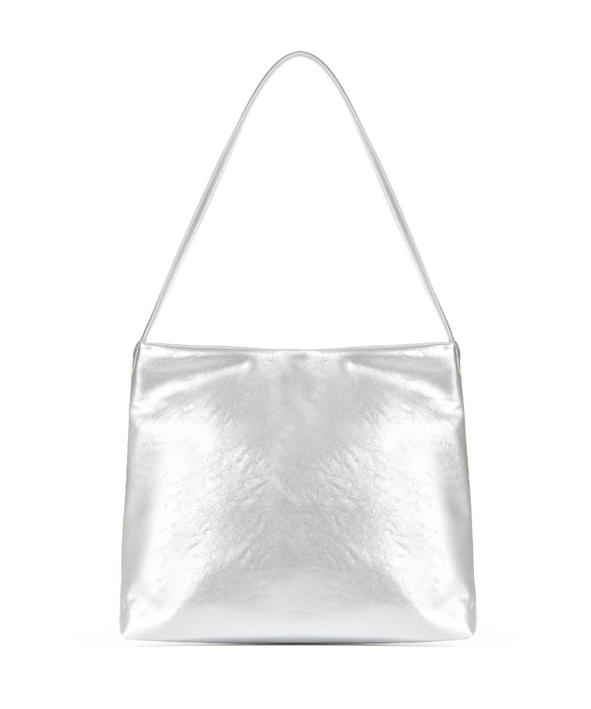 Nick&Nicole Essential Leather Square Bag_Silver