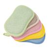 5Pcs Dishwashing Sponge Set Strong Decontamination Quick Cleaning Mesh Surface Scrubbing Sponge Kitchen Cleaning Tool
