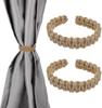 Curtain Holdback Rope Jute Braided Tiebacks Decorative Curtain Holdbacks Fashion Woven Hanging Home Decor Accessories
