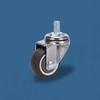 Threaded Stem Caster Wheel Quiet Rolling Brake Smooth Movement Furniture Part for