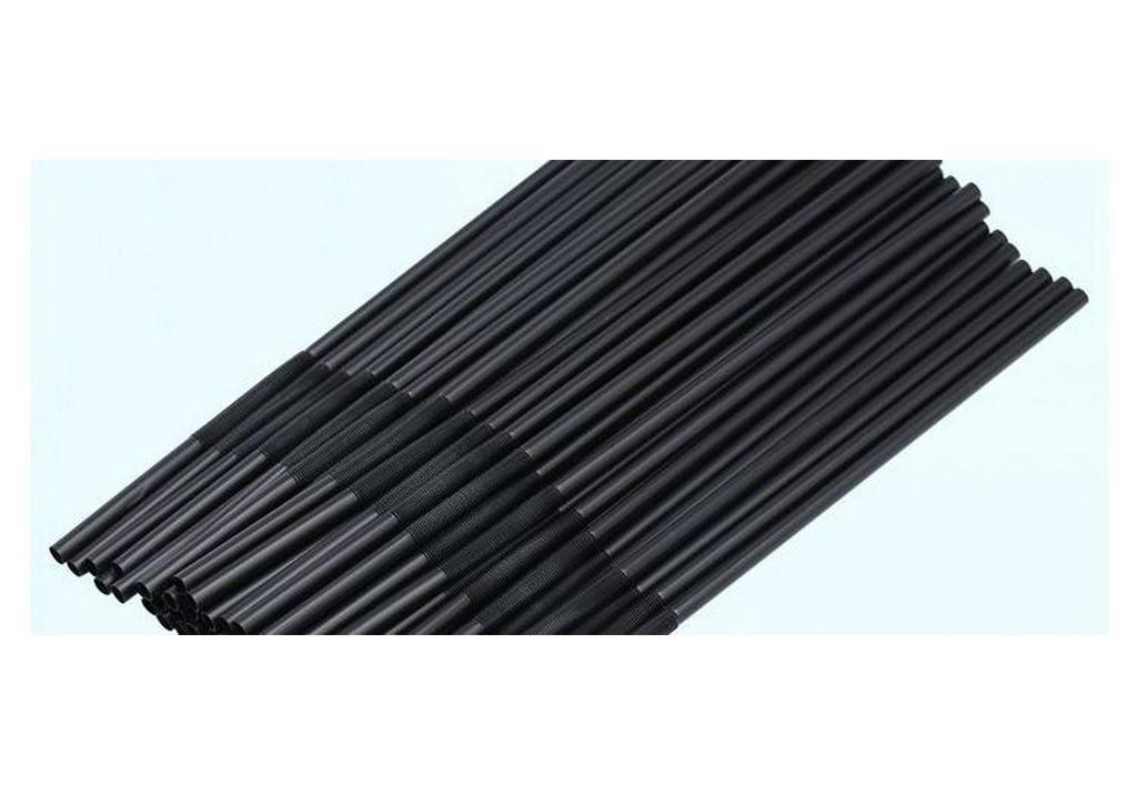 26cm Artistic Colorful Bendable Straw, Individually Wrapped for Drinks & Milk Tea, Food-Grade Disposable for Commercial Use