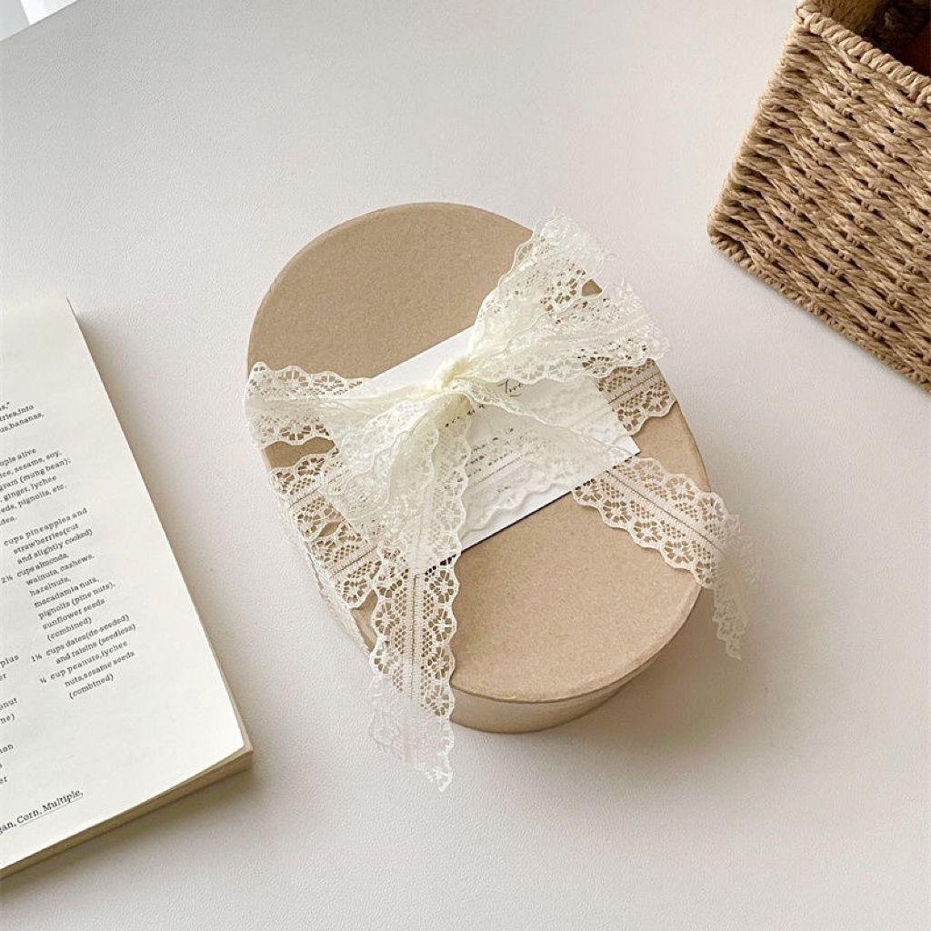 Lace Lace Ribbon Ribbon Flower Bouquet Packaging Material Gift Flower Shop Supplies Handmade DIY Bow