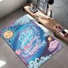 Galaxy-Themed Motivational Carpet suitable as a non-slip mat for the living room or bedroom sofa