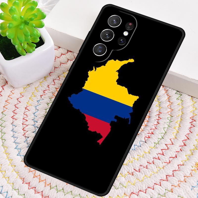 Colombia Flag Phone Case for Samsung Galaxy Note 10 Pro S26 Ultra S23 S24 FE S25 S21 S22 PLUS Shockproof Cove