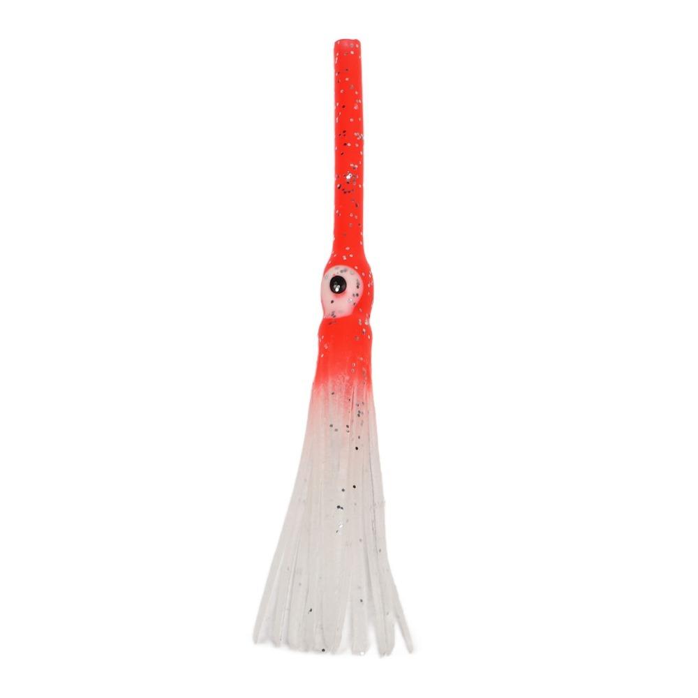 

30PCS Rubber Artificial Octopus Bait Soft Octopus Skirts Durable Squid Skirt Lure Trolling Lures червоний