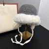 Soft Ear Protection Hat Keep Warm Fisherman Cap Outdoor Women Winter Hat  Autumn Winter