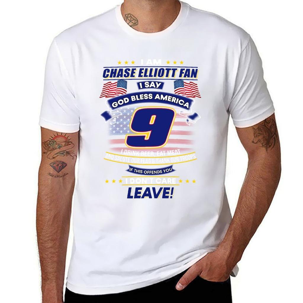 Chase Elliott Fan T-Shirt oversized tops boys whites T-shirt men