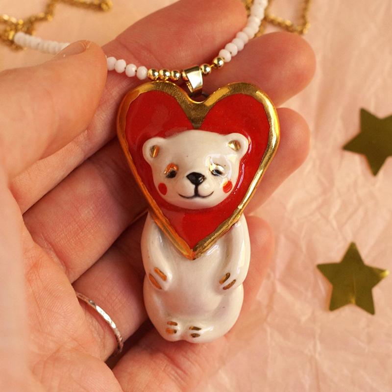 Vintage Cute Cartoon Animal Pendant Necklace For Women Retro Jewelry Gifts