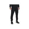 Under Armour Solid Color Elastic Waist Drawstring Joggers Men Bottoms Black 1378600-001