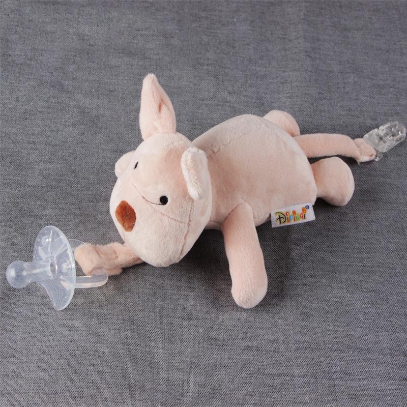 Soft And Soothing Baby Unicorn Pacifier Toy With Removable Clip