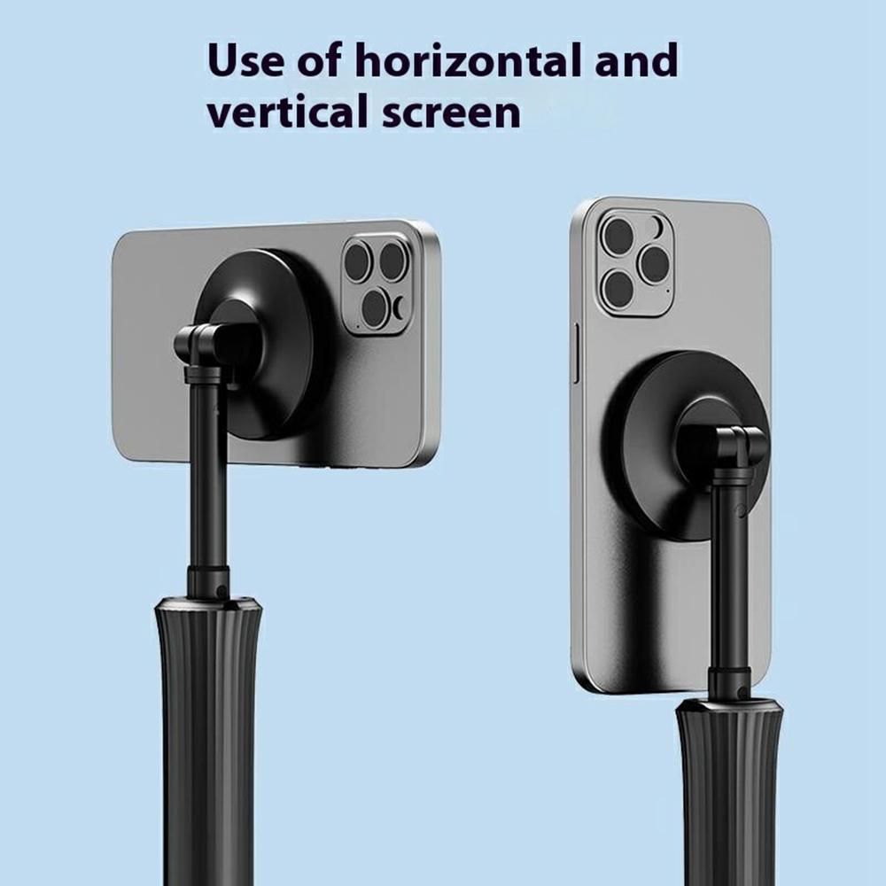 A004 Travel Magnetic Phone Stand with Tripod 360-Degree Rotation Lightweight Portable Phone Holder