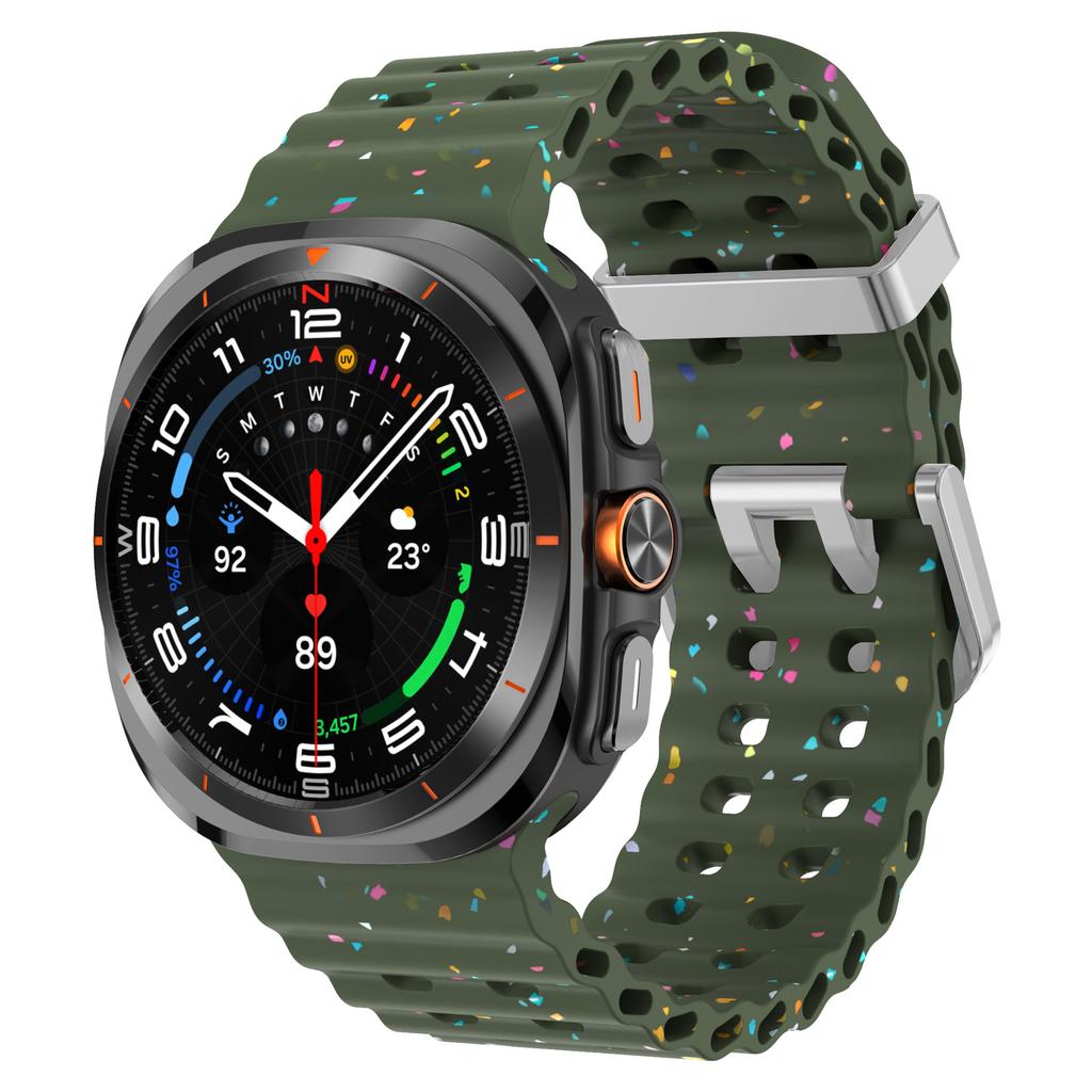 Silicone Breathable Strap For Samsung Galaxy Watch Ultra 47mm Marine Wristband Bracelet Galaxy Watch Ultra(2025) 47mm  Watchband