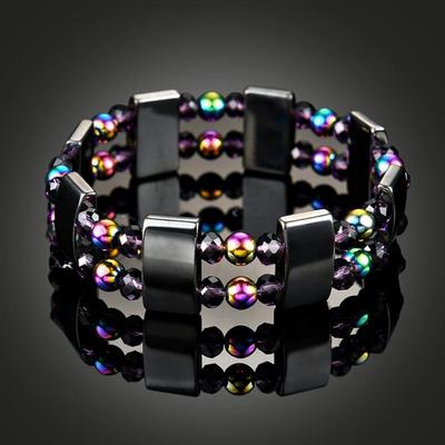 Tiger Eye Bracelet Hematite Bead Bangle for Women & Men Party Gifts