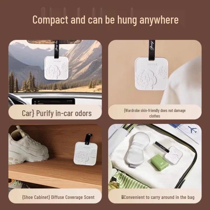 Newcomer Exclusive: Camellia Scented Air Freshener Pendant - Long-lasting Aroma