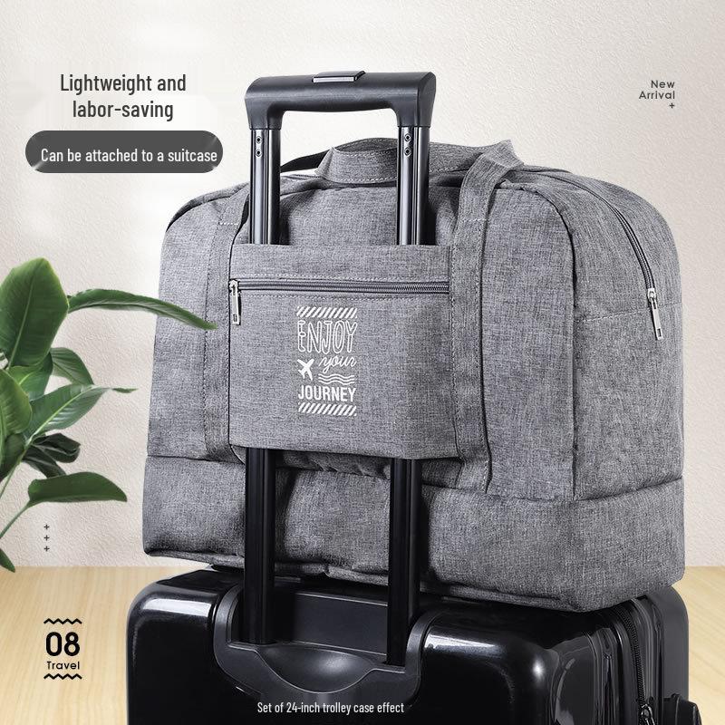 Unisex Waterproof Travel Bag: Double-Layer, Portable Handbag with Dry-Wet Separation for Fitness, Swimming, and Toiletry Storage.