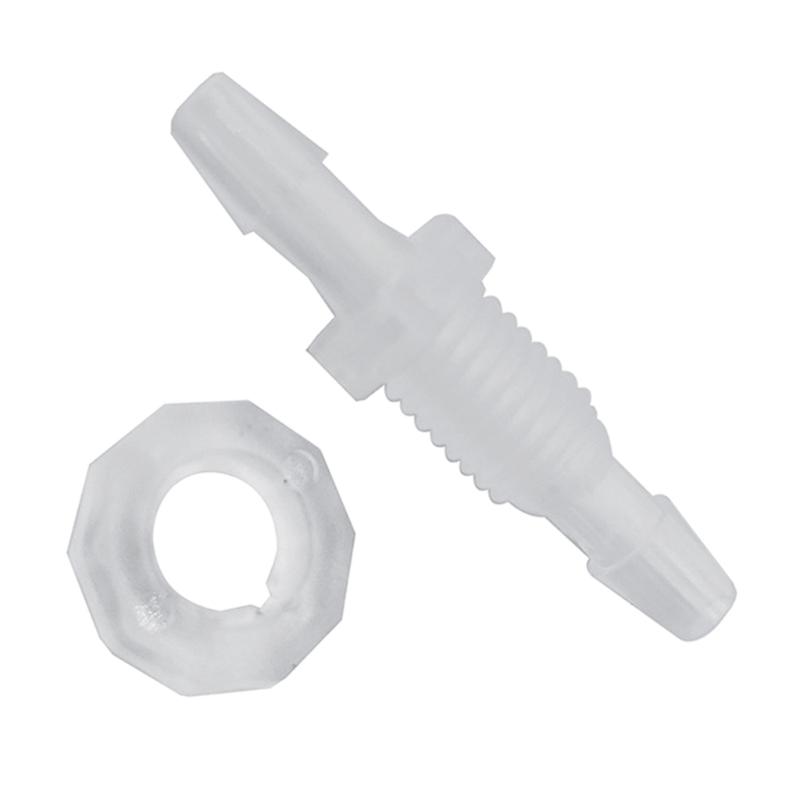 10 Sets Convenient Threaded Hose Connectors 3/16" Pipe Connector Fittings