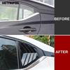 For Nissan Sentra Bluebird Sylphy -2024 2025 Carbon Fiber Rear Side Window Shutter Spoiler Louver Air Vent Cover Accessories
