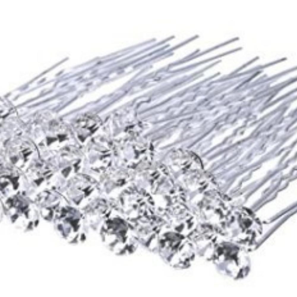 

Multi-Pack Pearl Rhinestone Spiral Hair Clips, Exquisite Fairy Style, Bridal Updo / Daily Styling / Party Accessories