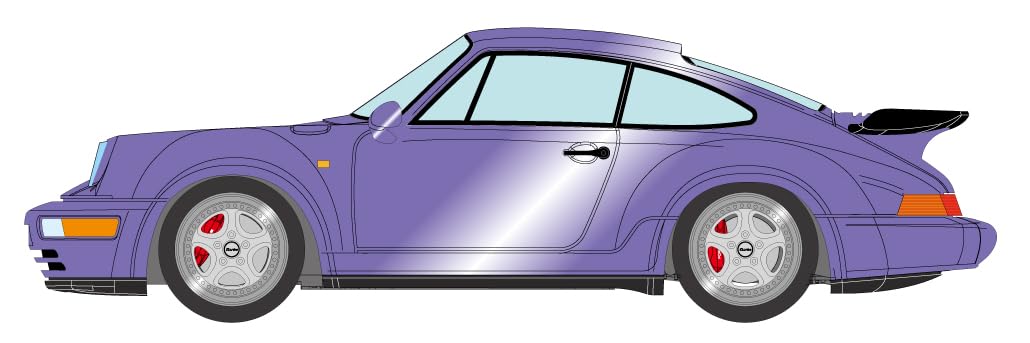 

Модель VISION Scale Porsche 911 Turbo 1993 Лавандово-синий металлик Готовая модель VM158I 1/43 (964) 3,6
