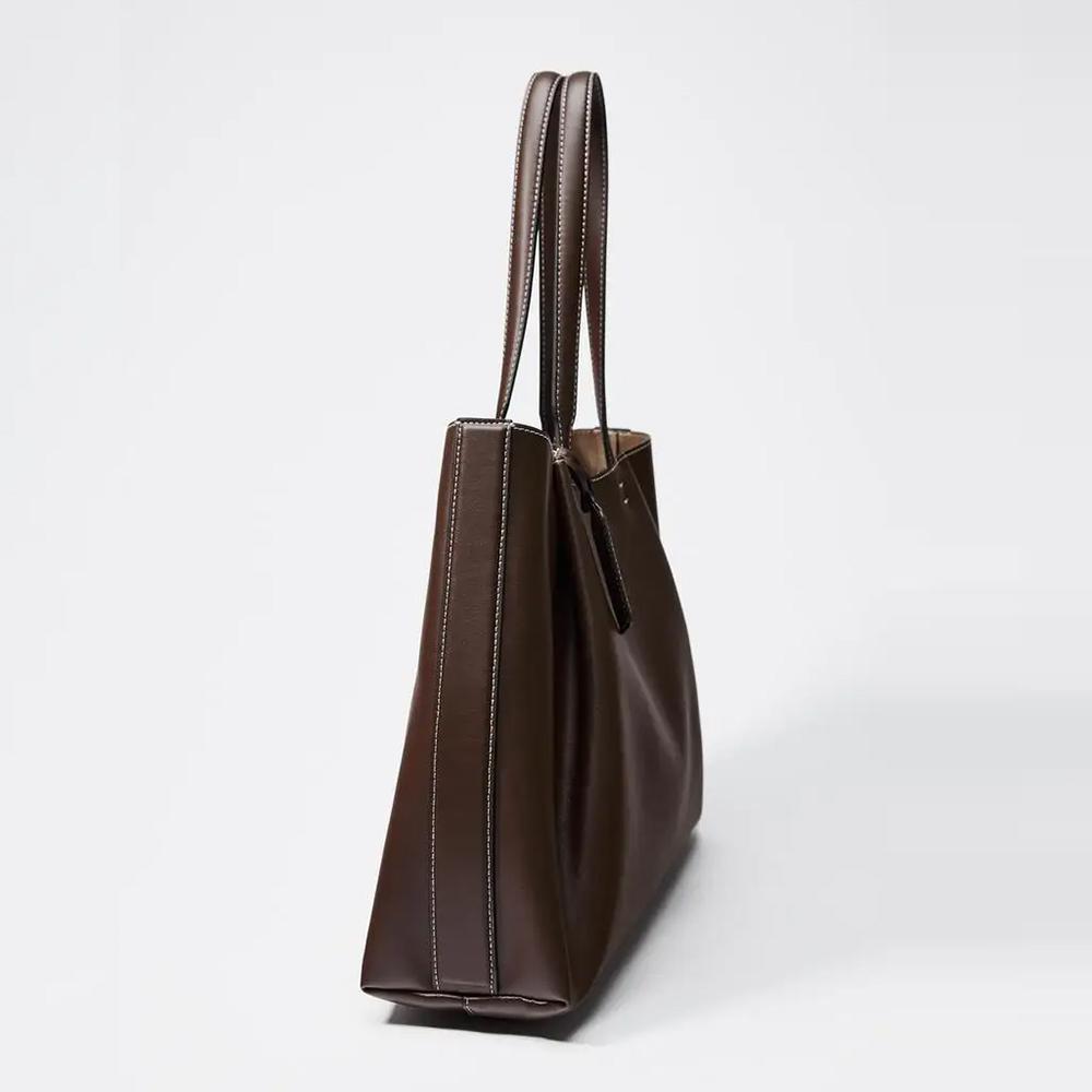 Fashionable Top Handle Tote Bag Solid Color Simple Shoulder Bag Luxury Design Handbags for Women Ruched Bucket Bags  Clutch