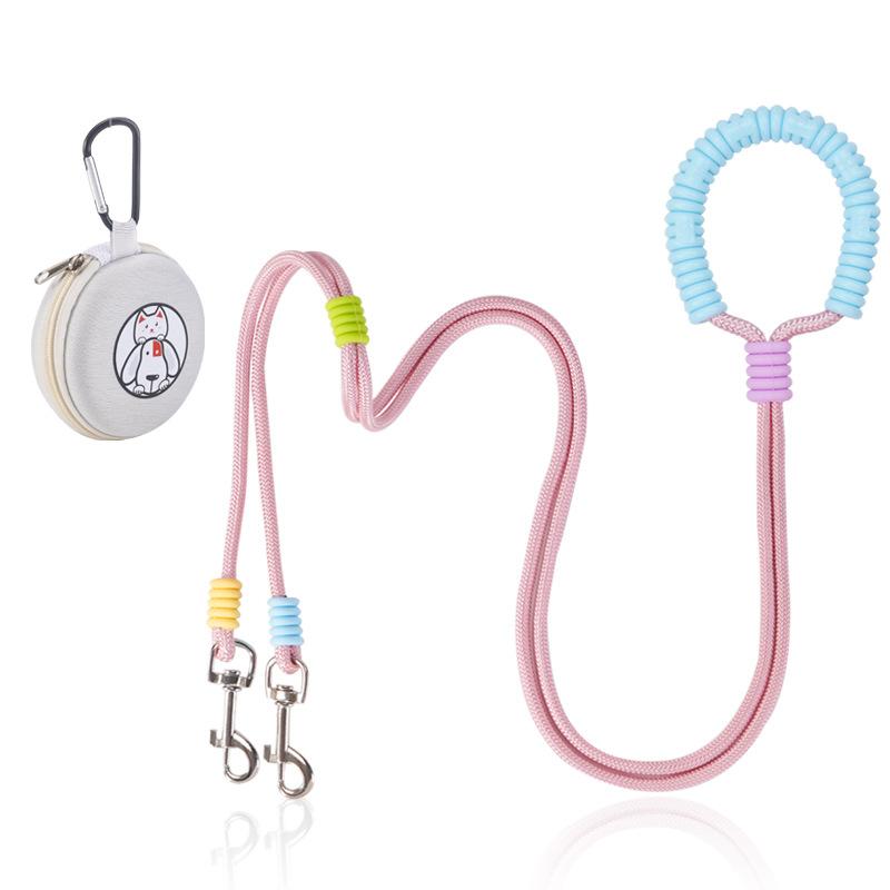 A Multi-purpose P-chain Dog Collar for Pets with Anti-breakaway Leash for Walking Dogs