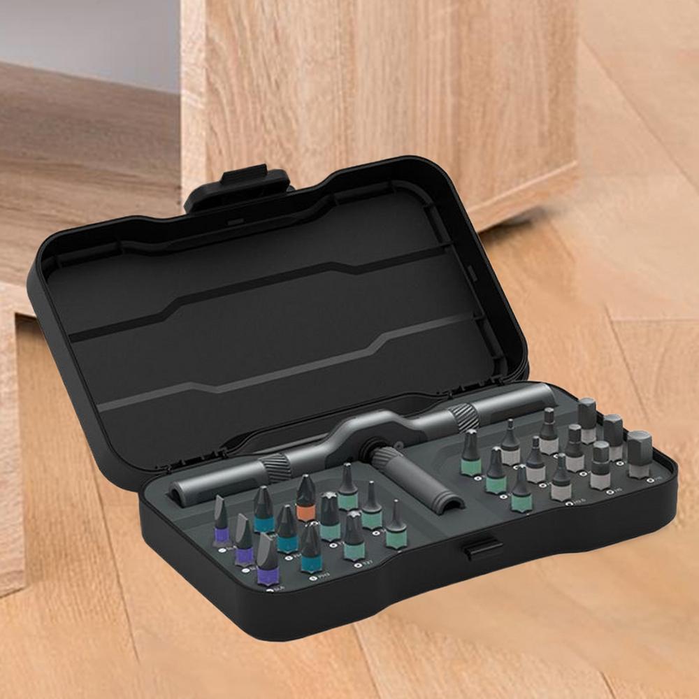 Ratchet Screwdriver Set Multifunctional Wrench Kit 24-in-1 Portable Ratchet Wrench Set For Electronics Home Mechanic Projects