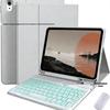 Universal iPad 11 Protective Case with Backlit Bluetooth Keyboard for iPad Pro 11/Air 7.