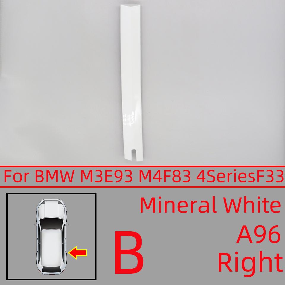For BMW E93/M3 07-13 F83/M4 14-19 4Series F33 Convertible Roof Trim Cover Trim Strip Accessory Painted Auto Parts