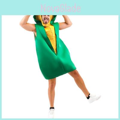 Halloween Cosplay Kostüm für Erwachsene aus Polyesterstoff mit Mais-Thema für Party-Verkleidungen