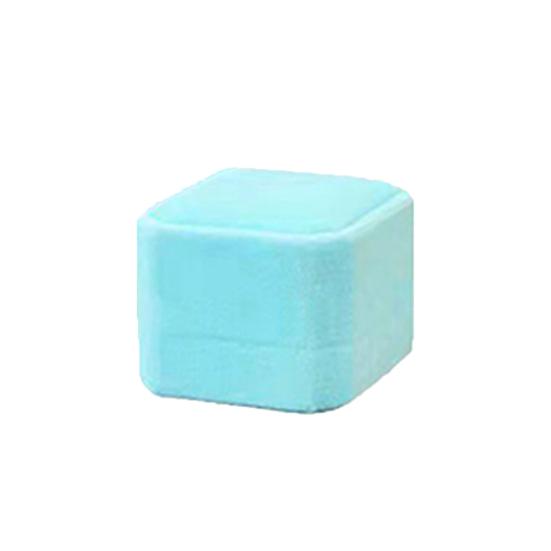 Velvet Ring Box, Small Portable Jewelry Gift Box, with Soft Lining Anti-Scratch Design, Ring Case for Wedding, Engagement, Proposal