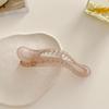 Elegant Duckbill Horizontal Ponytail Hair Clip - Temperament Shark Hairpin for Secure Back of Head Styles