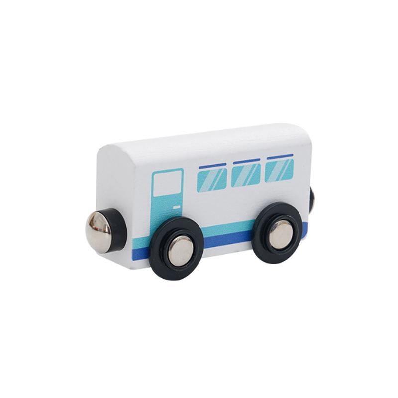 New Wooden Multifunctional Magnetic Car Scenery Car Toy For Kids Compatible with Thomas Wooden Train Track