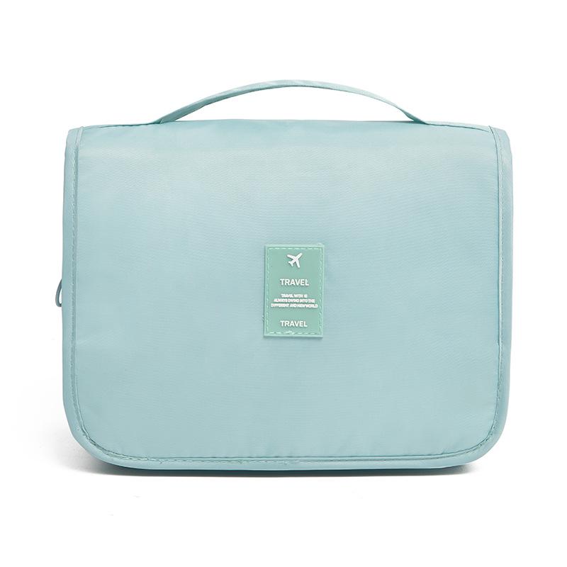 Large Capacity Portable Toiletry Bag with Travel Hook and Stylish Design