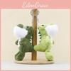 Crocodile Cartoon Plush Keychain Charm Keyring Children Bag Decoration Doll Gift
