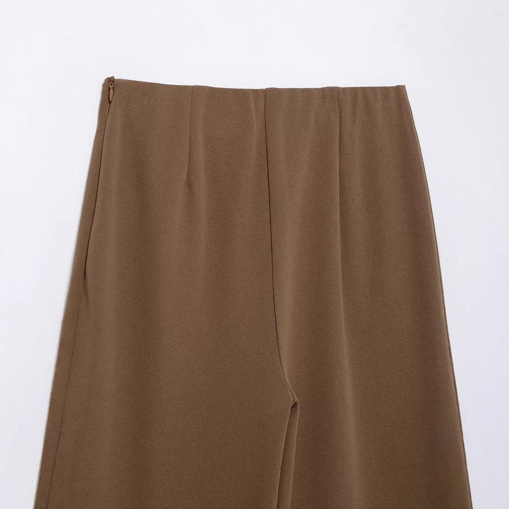 2025 Spring Women's European & American Style Fashion Casual Button-Front Long Pants