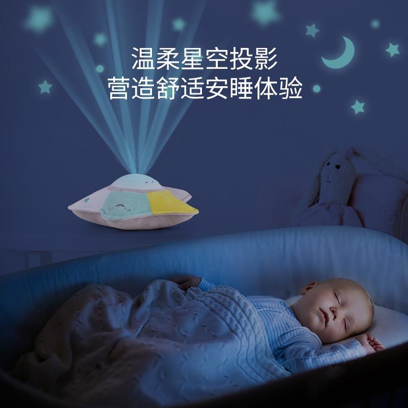 Baby Soothing Plush Toy Star Projection Light Music Sleep Aid For Infants Toddlers
