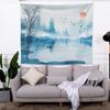 Bedroom Hanging Cloth Printed Tapestry Chinoiserie Wall Cloth Household Hanging Picture Living Room Decorative Cloth