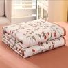 Skin-Friendly Cotton Quilt: Double-Sided, Washable Summer & Autumn Blanket