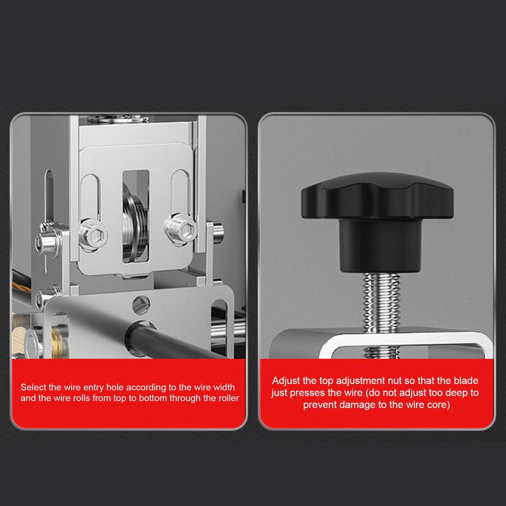 Scrap Wire Stripping Machine Electric Manual Copper Wire Stripper Cable Management Heavy Duty Tool Ergonomic For Construction