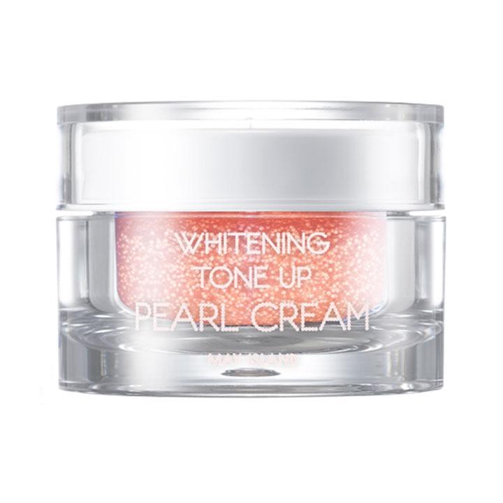 May Island Whitening Tone Up Pearl Cream 50g Brightening Moisturizing Skin Radiance Base