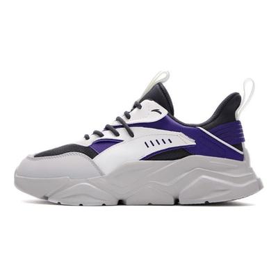 Seria Lifestyle Piele Sintetică Textil Antiderapant Rezistent la Uzură Respirabil Ușor Pantofi Sport Casual cu Top Scund Bărbați sneaker 912038820-7