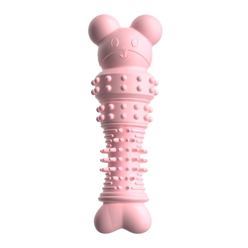 New Cute Bear Shaped Cat and Dog Chew Toys Chew Resistant Grind and Clean Teeth Pet Supplies