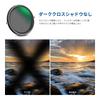 NEEWER 2 in 1 82mm Variable ND Filter Multifunctional Filter 2 in 1 No unevenness HD optical glass nano coating Water stain scratch resistant