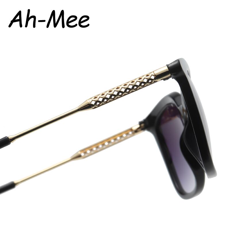 Protective Glasses 2pcs Fashion Female Square Sunglasses Women Men Color Gradient Sun Glasses Alloy Frame Simple Style Shades