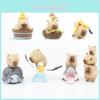 Adorable Capybara Toy Model Figure Pvc Blind Box Gashapon Collectible Series